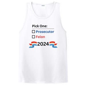 Pick One 2024 Funny Election PosiCharge Competitor Tank