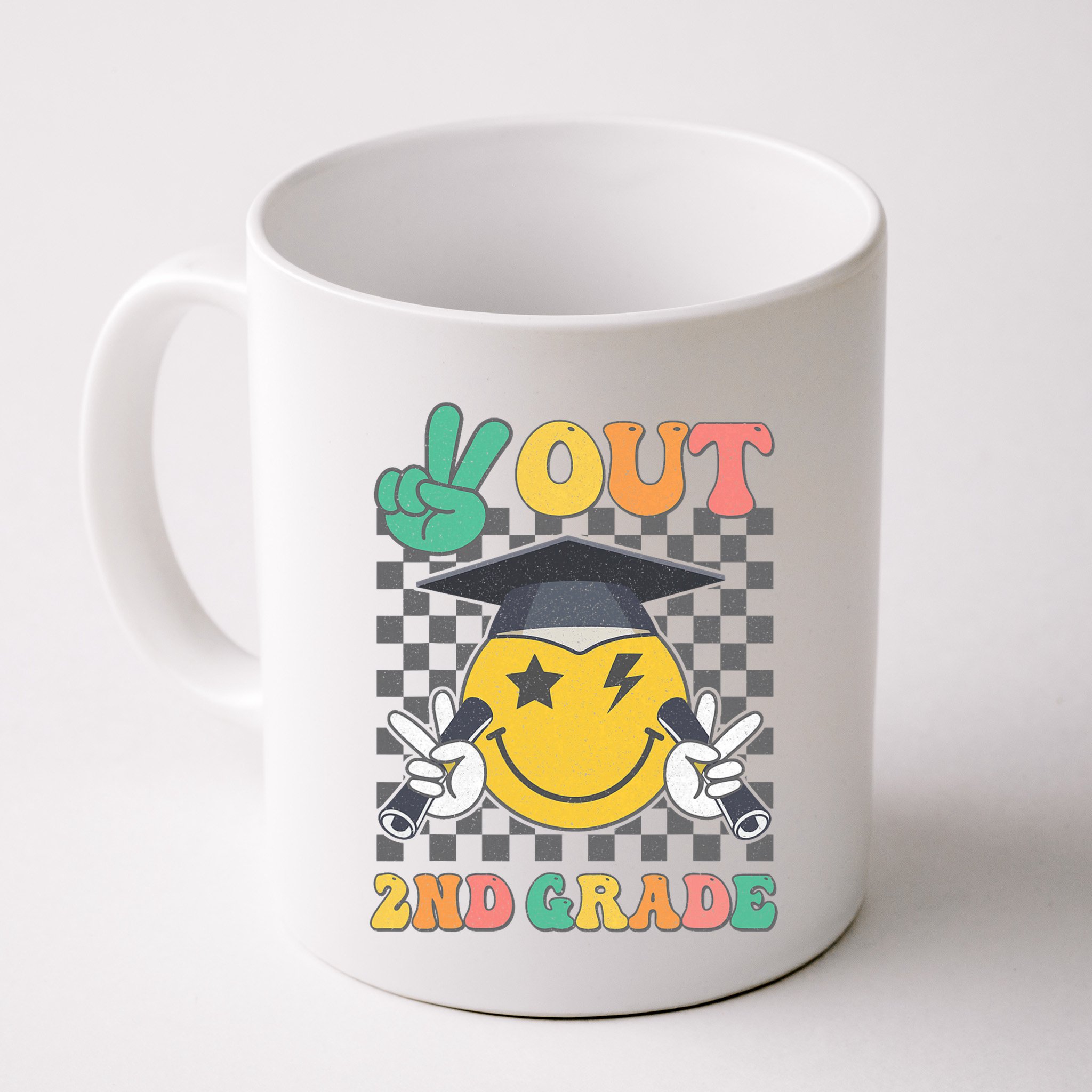 Peace Out 2nd Grade Graduation Last Day School Second Grade Mug