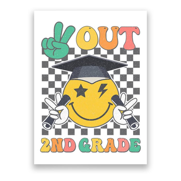 Peace Out 2nd Grade Graduation Last Day School Second Grade Poster