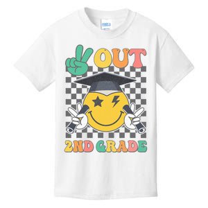 Peace Out 2nd Grade Graduation Last Day School Second Grade Kids T-Shirt