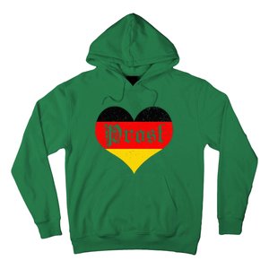 Prost Oktoberfest 2024 German Flag Heart Beer Gift Hoodie