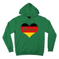 Prost Oktoberfest 2024 German Flag Heart Beer Gift Hoodie