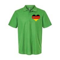 Prost Oktoberfest 2024 German Flag Heart Beer Gift Softstyle Adult Sport Polo