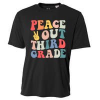 Peace Out 3rd Grade Retro Pastel Happy Last Day Out School Cooling Performance Crew T-Shirt