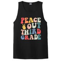 Peace Out 3rd Grade Retro Pastel Happy Last Day Out School PosiCharge Competitor Tank