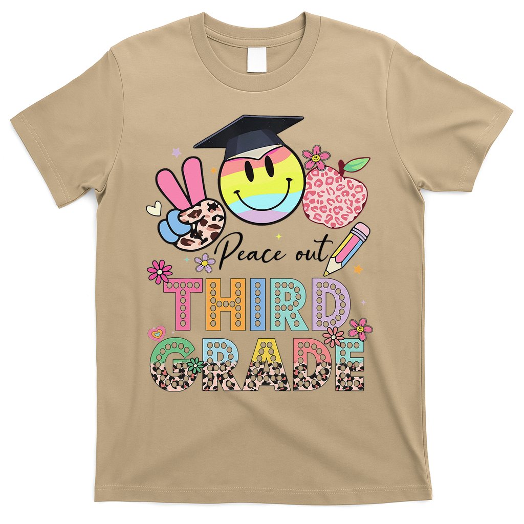 Peace Out 3rd Third Grade Graduation Last Day Of School T-Shirt