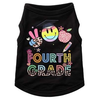 Peace Out 4th Fourth Grade Graduation Last Day Of School Doggie Tank