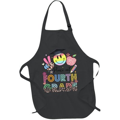 Peace Out 4th Fourth Grade Graduation Last Day Of School Apron