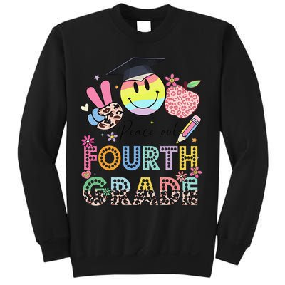 Peace Out 4th Fourth Grade Graduation Last Day Of School Sweatshirt