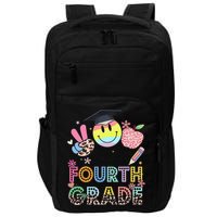 Peace Out 4th Fourth Grade Graduation Last Day Of School Impact Tech Backpack