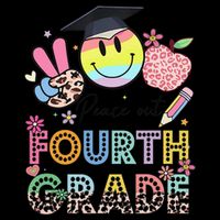 Peace Out 4th Fourth Grade Graduation Last Day Of School Impact Tech Backpack