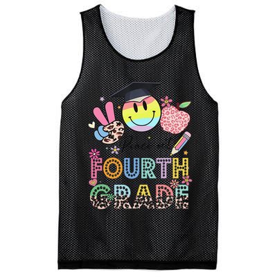 Peace Out 4th Fourth Grade Graduation Last Day Of School Mesh Reversible Basketball Jersey Tank