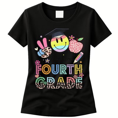Peace Out 4th Fourth Grade Graduation Last Day Of School Womens T-Shirt