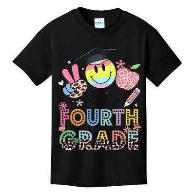 Peace Out 4th Fourth Grade Graduation Last Day Of School Kids T-Shirt