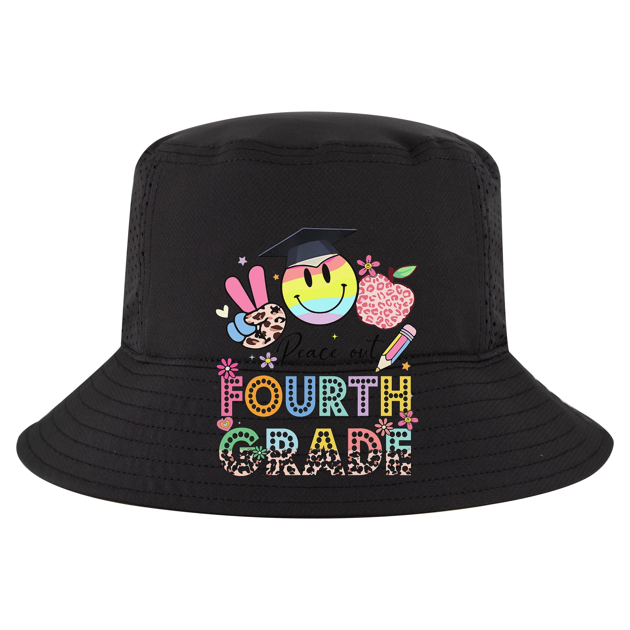 Peace Out 4th Fourth Grade Graduation Last Day Of School Vector Backpack