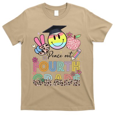 Peace Out 4th Fourth Grade Graduation Last Day Of School T-Shirt