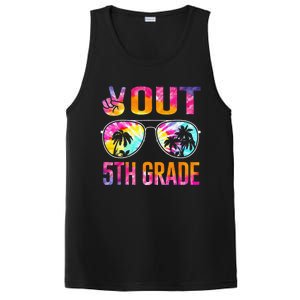 Peace Out 5th Grade Tie Dye Graduation Last Day Of School PosiCharge Competitor Tank