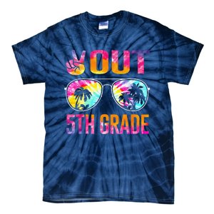 Peace Out 5th Grade Tie Dye Graduation Last Day Of School Tie-Dye T-Shirt