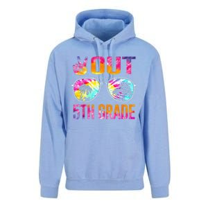 Peace Out 5th Grade Tie Dye Graduation Last Day Of School Unisex Surf Hoodie