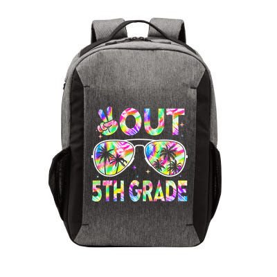 Peace Out 5th Grade Tie Dye Graduation Last Day Of School Vector Backpack