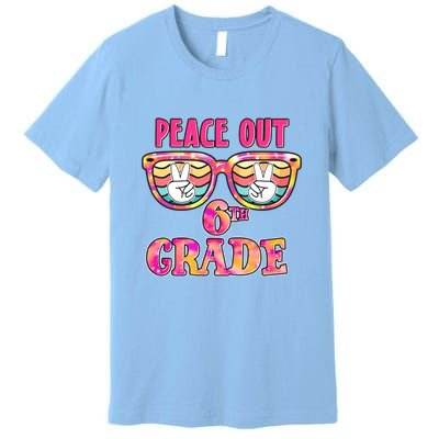 Peace Out 6th Sixth Grade Graduation Last Day Of School Gift Premium T-Shirt