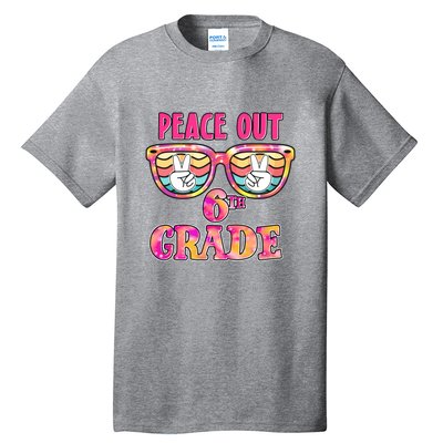 Peace Out 6th Sixth Grade Graduation Last Day Of School Gift Tall T-Shirt