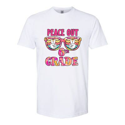 Peace Out 6th Sixth Grade Graduation Last Day Of School Gift Softstyle CVC T-Shirt