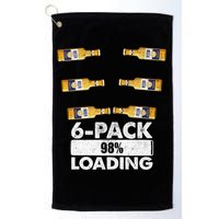 Pack Of 6 Loading Beer Mugs Gift Golf Towel