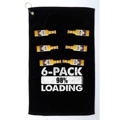 Pack Of 6 Loading Beer Mugs Gift Platinum Collection Golf Towel