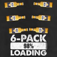 Pack Of 6 Loading Beer Mugs Gift Golf Towel