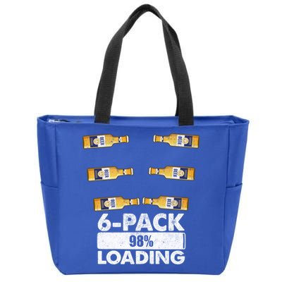 Pack Of 6 Loading Beer Mugs Gift Zip Tote Bag