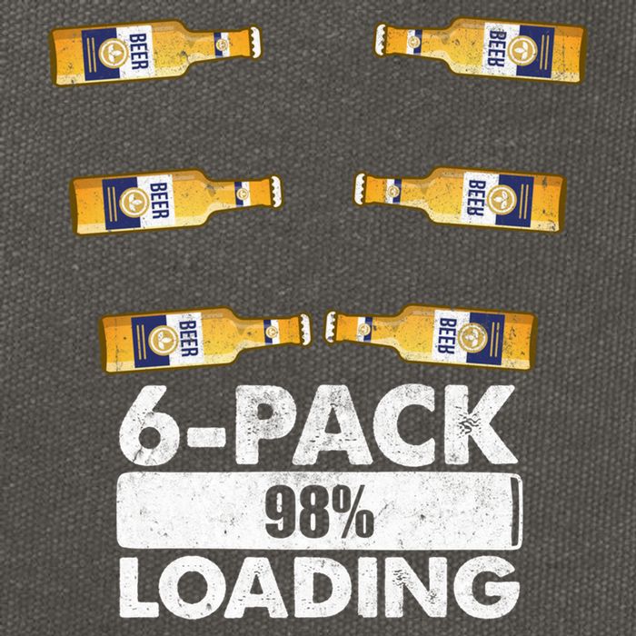 Pack Of 6 Loading Beer Mugs Gift Cotton Canvas Backpack