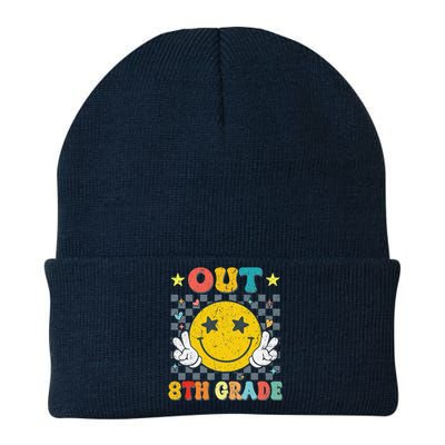 Peace Out 8th Grade Graduate Graduation Last Day Of School Knit Cap Winter Beanie