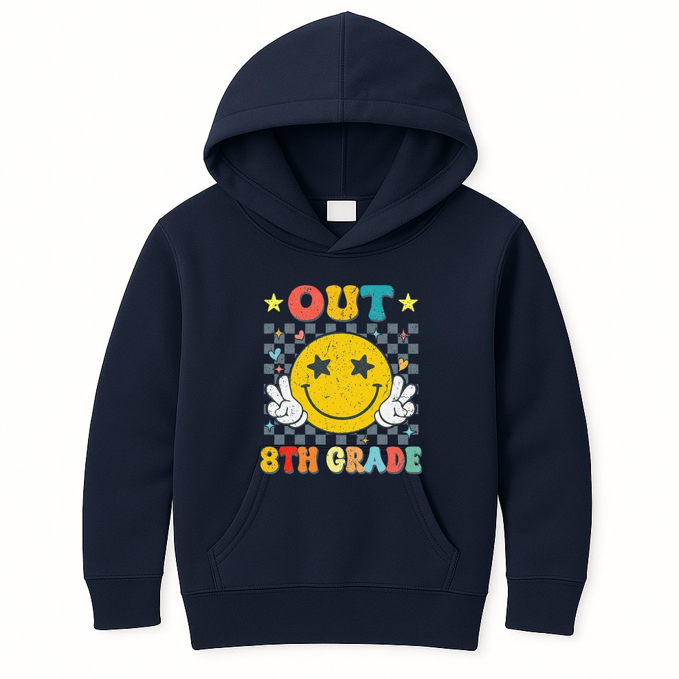 Peace Out 8th Grade Graduate Graduation Last Day Of School Kids Hoodie