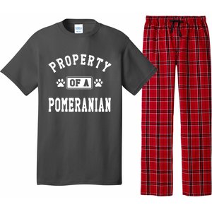 Property Of A Pomeranian Pomeranian Lover Pajama Set