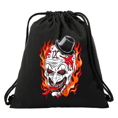 Psychos Only Art Will Never Die Drawstring Bag