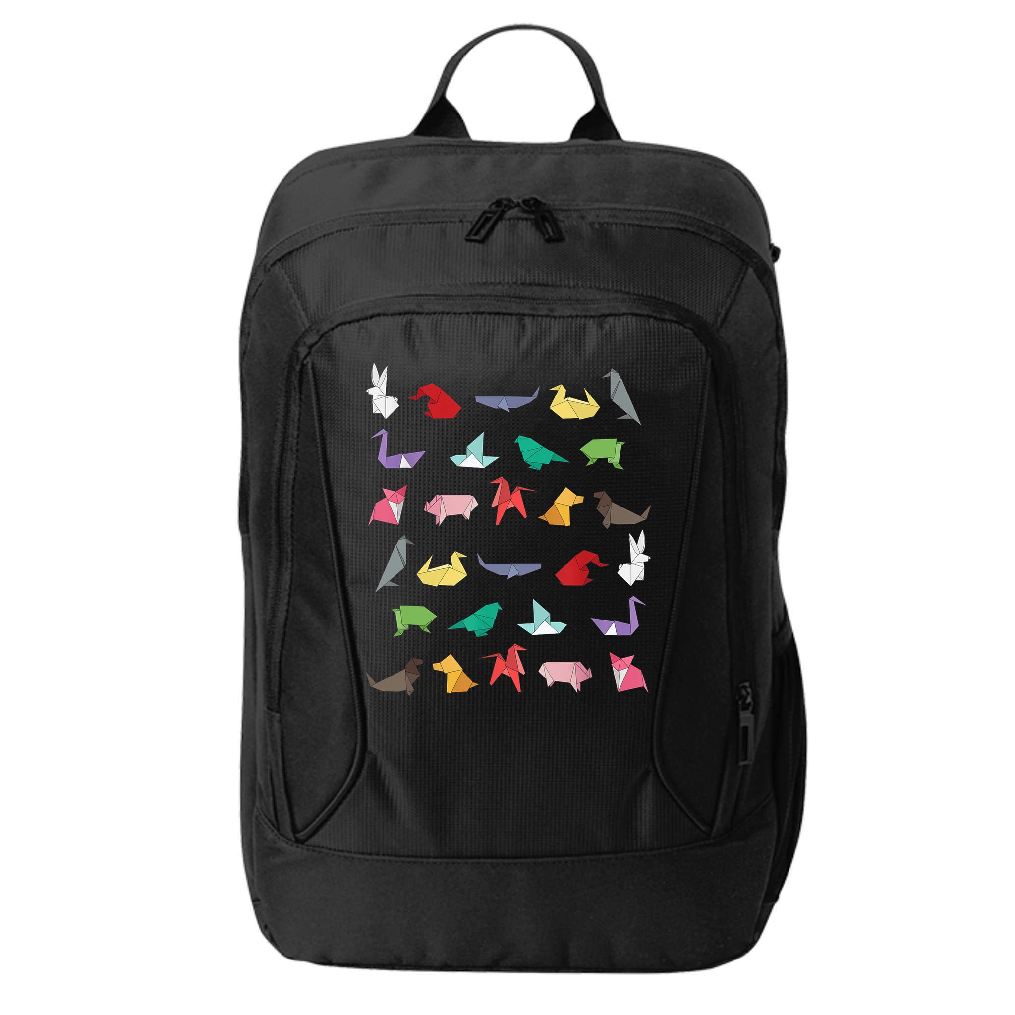 Paper Origami Animals Gifts for Origami Lovers Japanese Art City Backpack