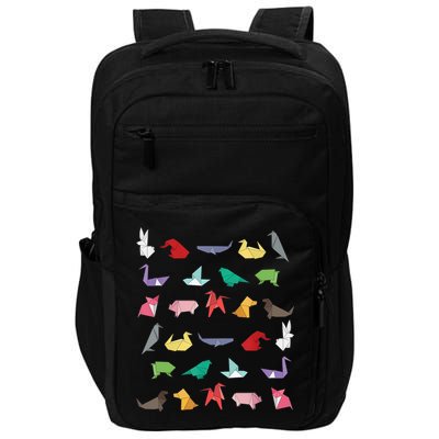 Paper Origami Animals Gifts for Origami Lovers Japanese Art Impact Tech Backpack