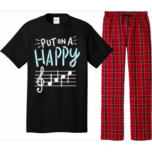 Put On A Happy Face Music Funny Music Teacher Pajama Set