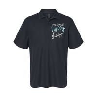 Put On A Happy Face Music Funny Music Teacher Softstyle Adult Sport Polo