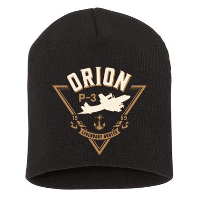 P3 Orion Antisubmarine Warfare Naval Patrol Aircraft Short Acrylic Beanie