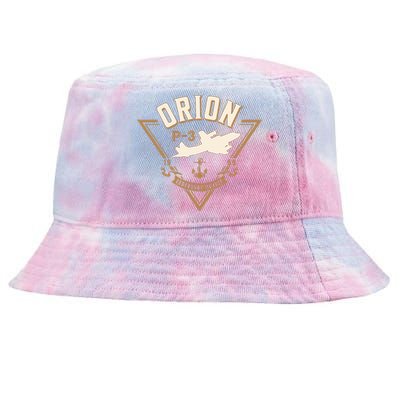 P3 Orion Antisubmarine Warfare Naval Patrol Aircraft Tie-Dyed Bucket Hat