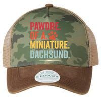 Pawdre Of A Miniature Dachsund Dog Lover Apparel Legacy Tie Dye Trucker Hat