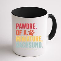 Pawdre Of A Miniature Dachsund Dog Lover Apparel Mug
