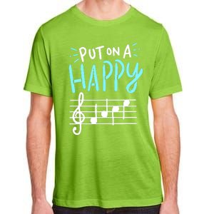 Put On A Happy Music Adult ChromaSoft Performance T-Shirt