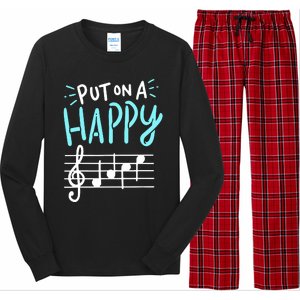 Put On A Happy Music Long Sleeve Pajama Set