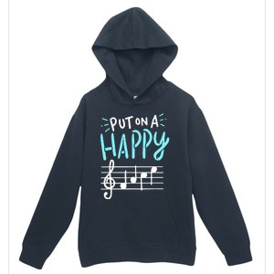 Put On A Happy Music Urban Pullover Hoodie