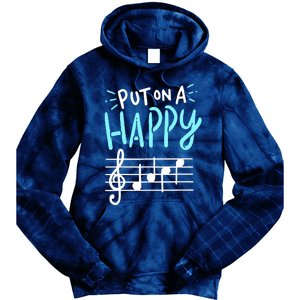 Put On A Happy Music Tie Dye Hoodie