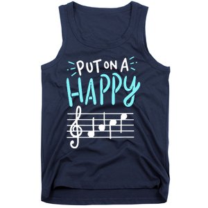 Put On A Happy Music Tank Top