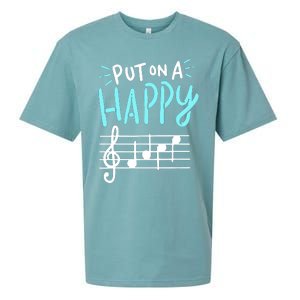 Put On A Happy Music Sueded Cloud Jersey T-Shirt